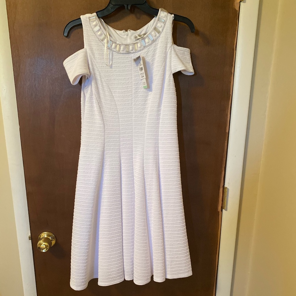 White cocktail dress